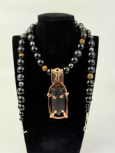 Load image into Gallery viewer, Shungite & Obsidian Necklace