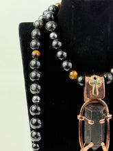 Load image into Gallery viewer, Shungite & Obsidian Necklace