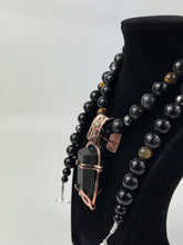 Load image into Gallery viewer, Shungite & Obsidian Necklace