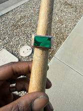 Load image into Gallery viewer, Malachite Square Signet Ring
