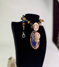 Load image into Gallery viewer, Lapis Eye of Ra &amp; Ankh Pendant
