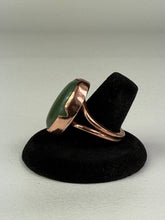 Load image into Gallery viewer, Aventurine Oval Copper Ring
