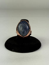 Load image into Gallery viewer, Lapis Lazuli Oval Copper Ring
