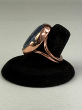 Load image into Gallery viewer, Lapis Lazuli Oval Copper Ring
