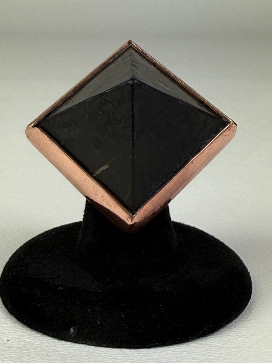 Shungite Pyramid Ring