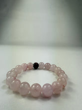 Load image into Gallery viewer, 10mm Rose Quartz Bracelet
