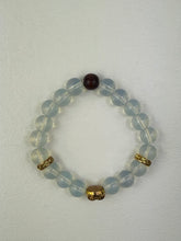 Load image into Gallery viewer, 10mm Owl Opalite Bracelet
