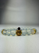 Load image into Gallery viewer, 10mm Owl Opalite Bracelet

