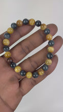 Load and play video in Gallery viewer, 8mm Dream Tiger Eye Bracelet
