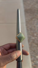 Load and play video in Gallery viewer, Aventurine Pyramid Ring
