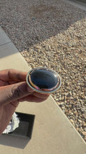 Load and play video in Gallery viewer, Black Onyx 2 Finger Ring
