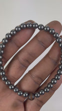 Load and play video in Gallery viewer, 6mm Hematite Bracelet
