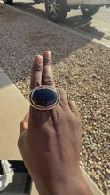 Load and play video in Gallery viewer, Black Onyx 2 Finger Ring
