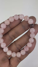 Load and play video in Gallery viewer, 8mm Rose Quartz Bracelet

