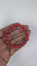 Load and play video in Gallery viewer, 10mm Carnelian Bracelet
