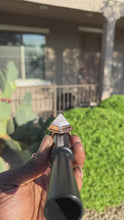 Load and play video in Gallery viewer, Rose quartz, pyramid ring
