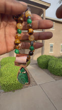 Load and play video in Gallery viewer, Malachite pendant
