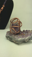 Load and play video in Gallery viewer, 12g Amethyst Adjustable ring
